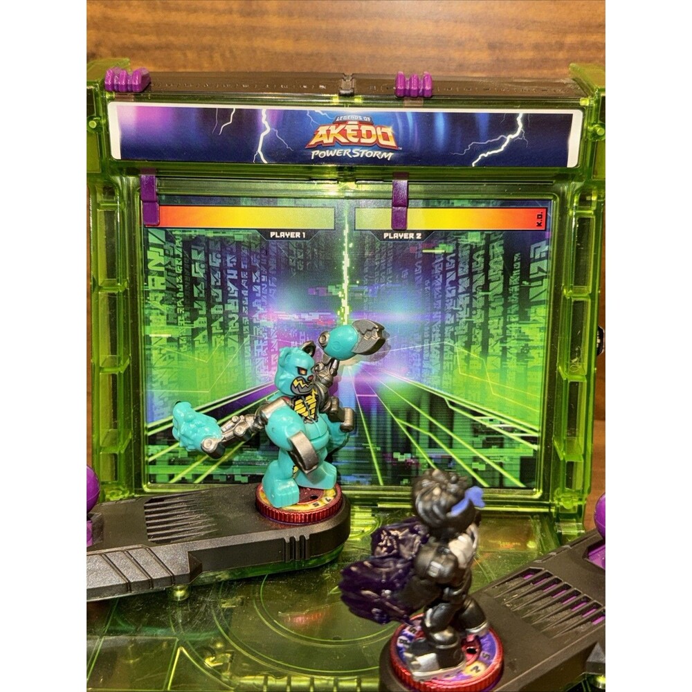 ~Tested~Akedo Ultimate BATTLE ARENA Arcade WARRIORS Playset with 2 Figures - Picture 2 of 10